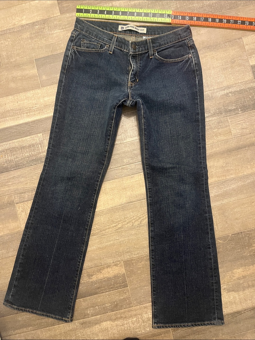 GAP Dark Indigo Flare Jeans - Wide Leg